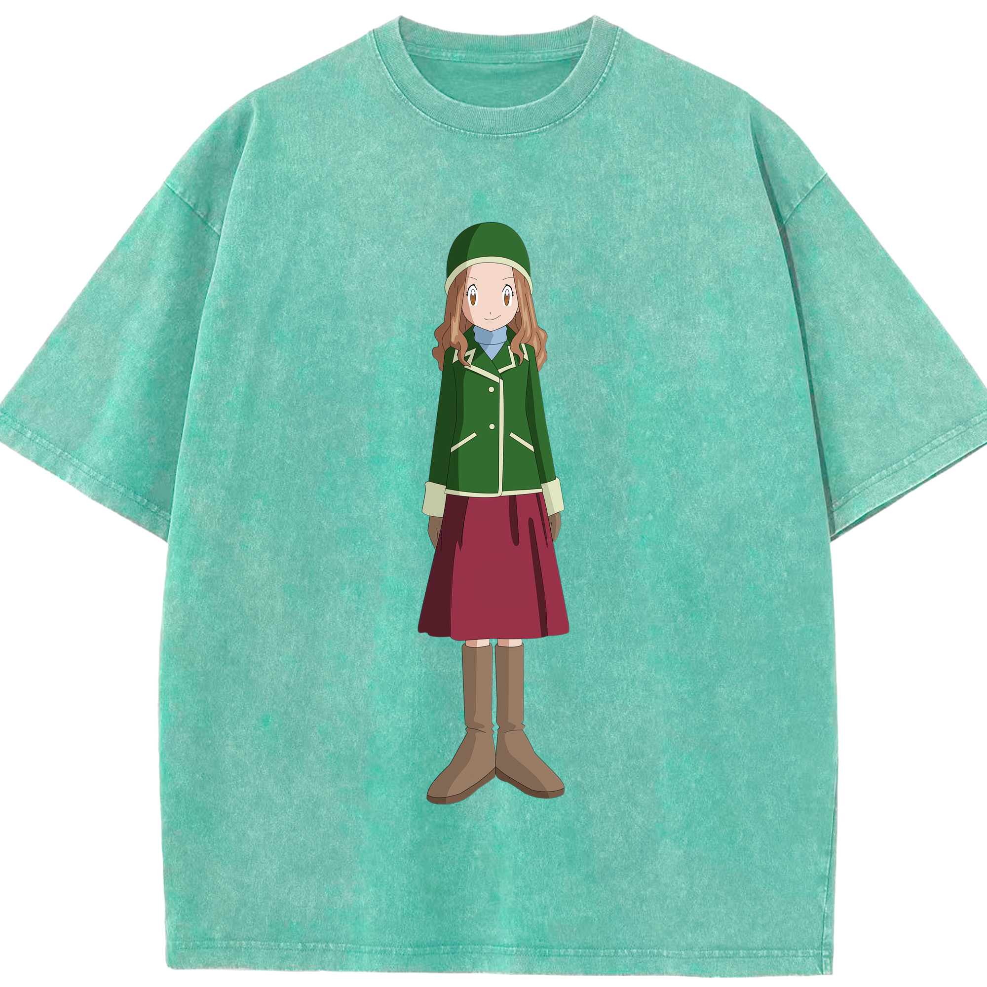 （画像用） Digimon デジタルモンスター/デジモン 綿100% ヴィンテージ風 半袖Tシャツ（フロントプリント）